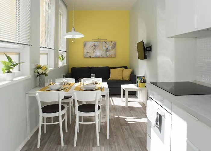 Zentral Gelegene, Helle Studio Apartments